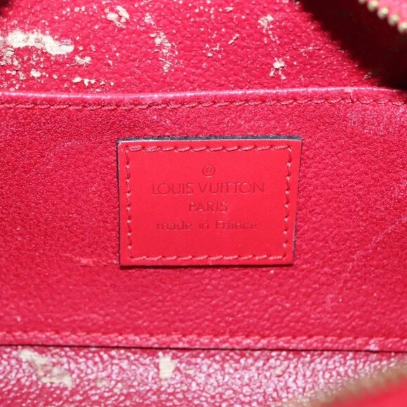 LOUIS VUITTON Epi Dauphine PM Pouch Castilian Red M48447 LV Auth ti3059 - Picture 11 of 15